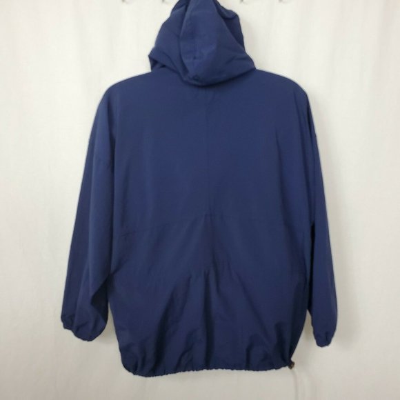 Woolrich Mens Pullover Windbreaker Jacket Sz Medium Long Sleeve Blue - Picture 5 of 8